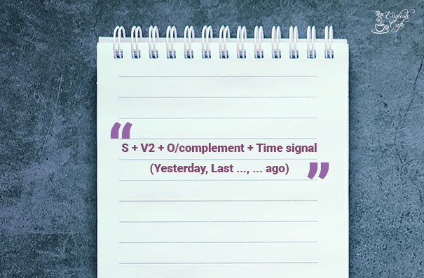 Rumus simple past tense