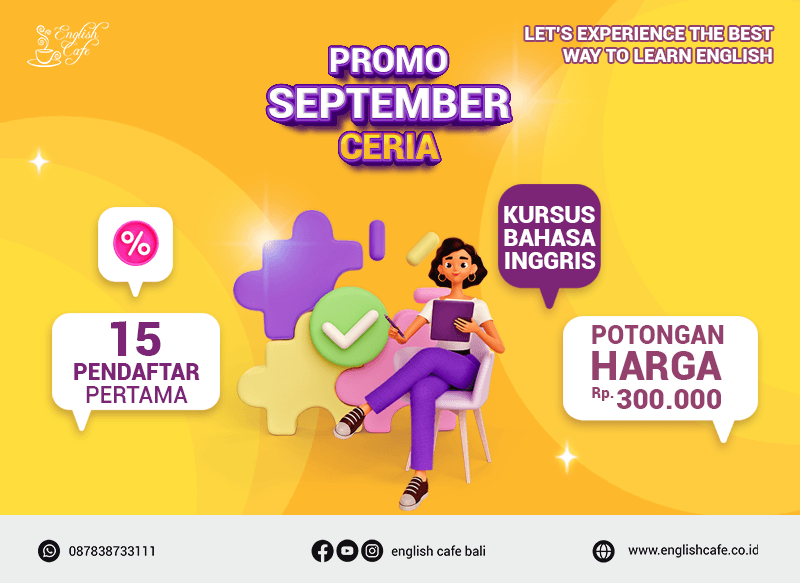promo english cafe bali