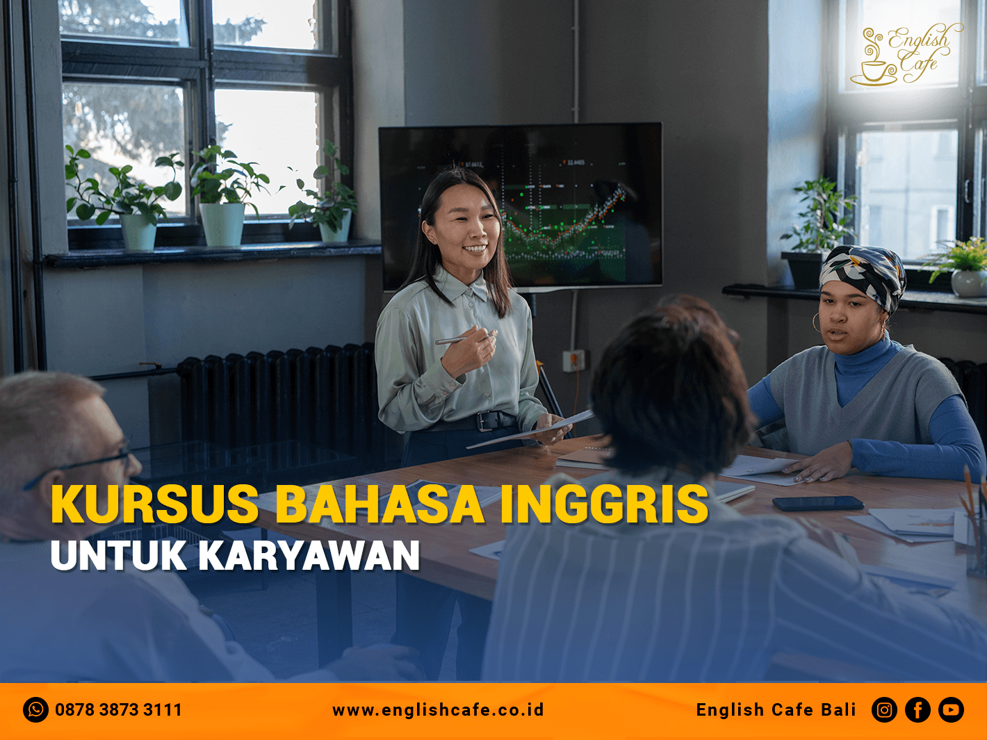 Kursus bahasa Inggris untuk karyawan