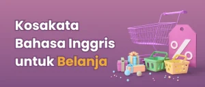 belanja bahasa inggris