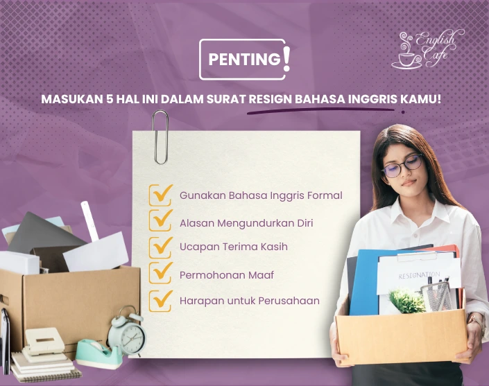surat pengunduran diri bahasa inggris