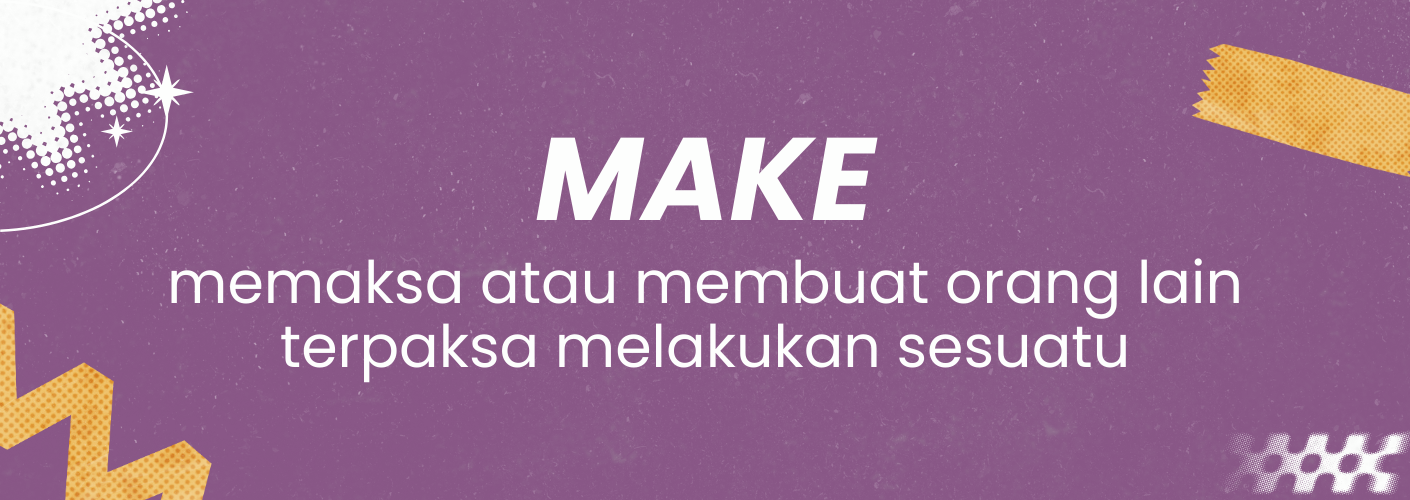 makna have something done