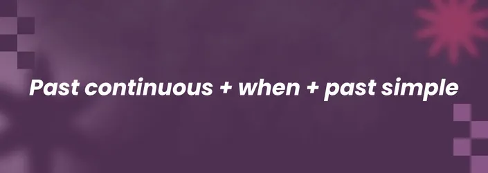past continuous tense dan past tense