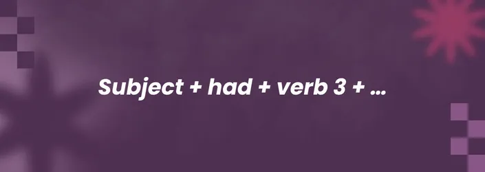 past perfect