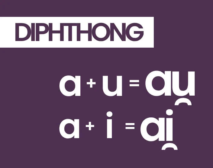 diphthong in indonesian