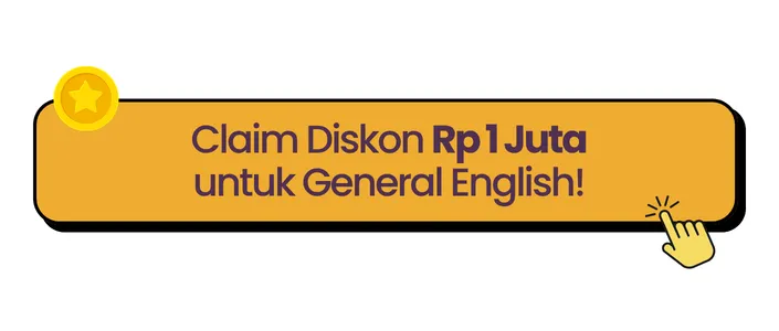 Diskon 1 juta General English
