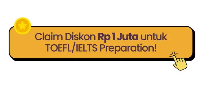 Diskon 1 Juta TOEFL/IELTS